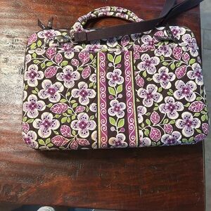 Vera Bradley Purple and Green Floral Bag